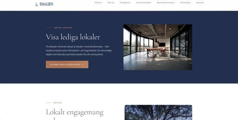 Emaljen Fastigheter site
